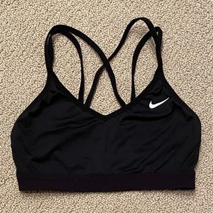 Black Nike Sports Bra, skinny double straps, sizeM